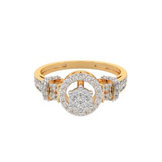 Grace Round Diamond Engagement Ring